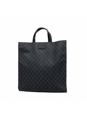 Gucci Tote GG Supreme Black Silver